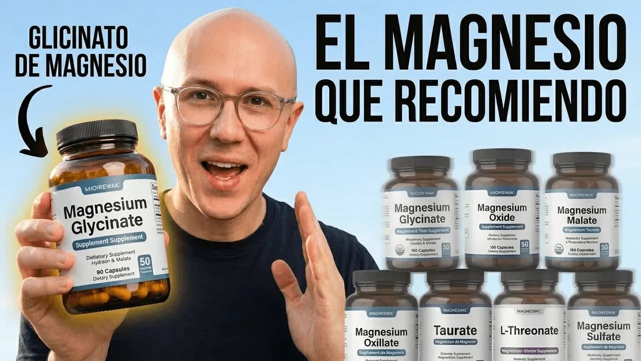 ¡7 Tipos De Magnesio! Te REVELO El Mejor MAGNESIO Que Puedes Usar