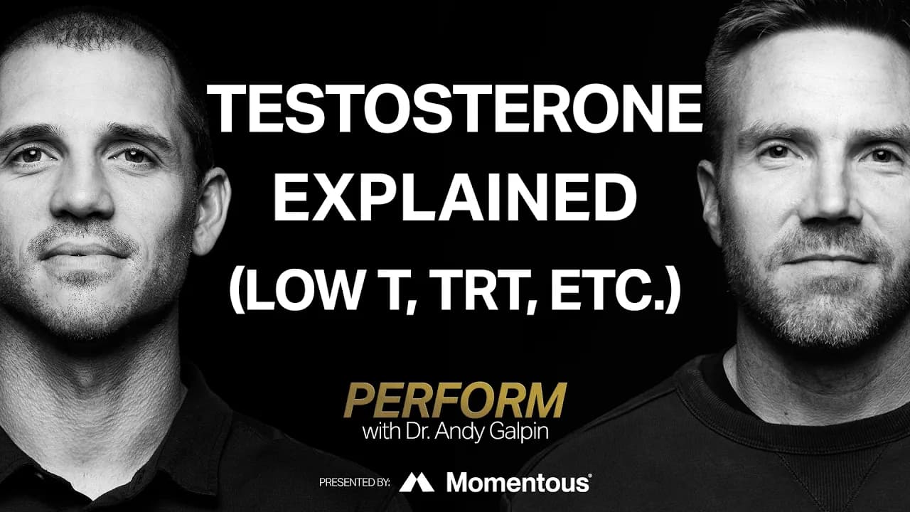Testosterone Explained (Low T, Muscle Growth, Aging & TRT) | Dr. Ben House