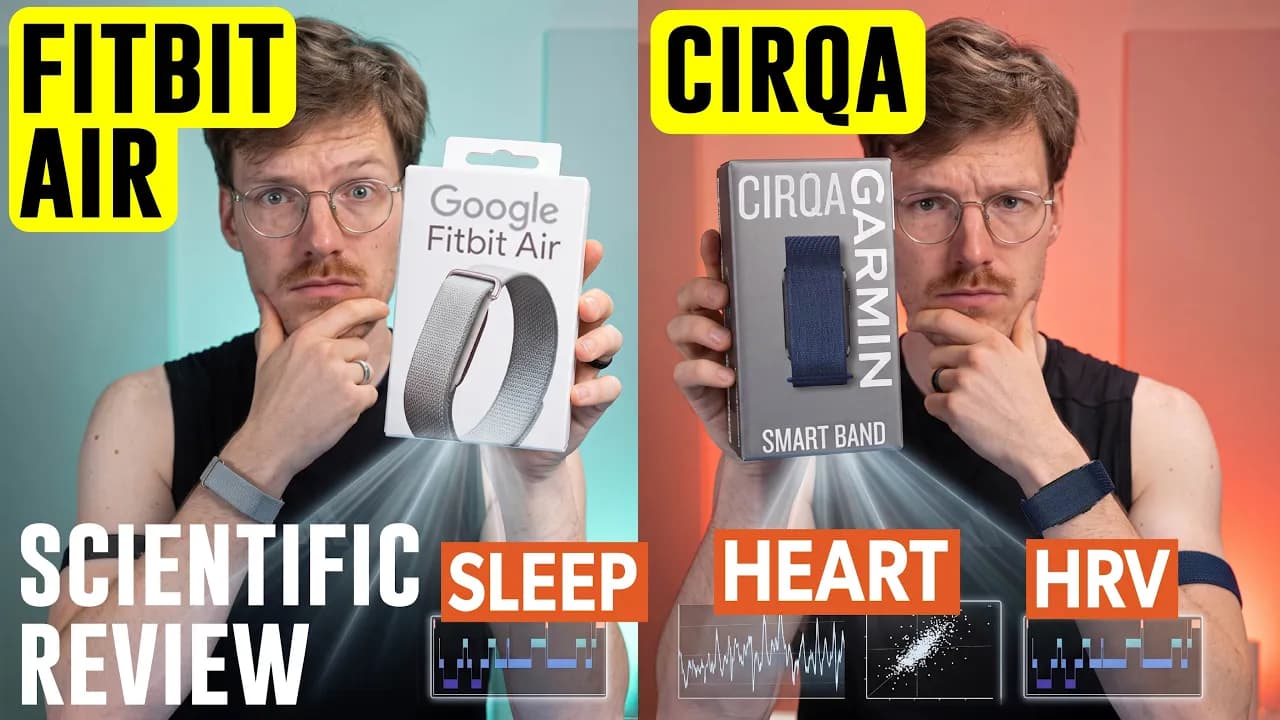 Fitbit Air vs Garmin CIRQA - Direct Scientific Comparison!