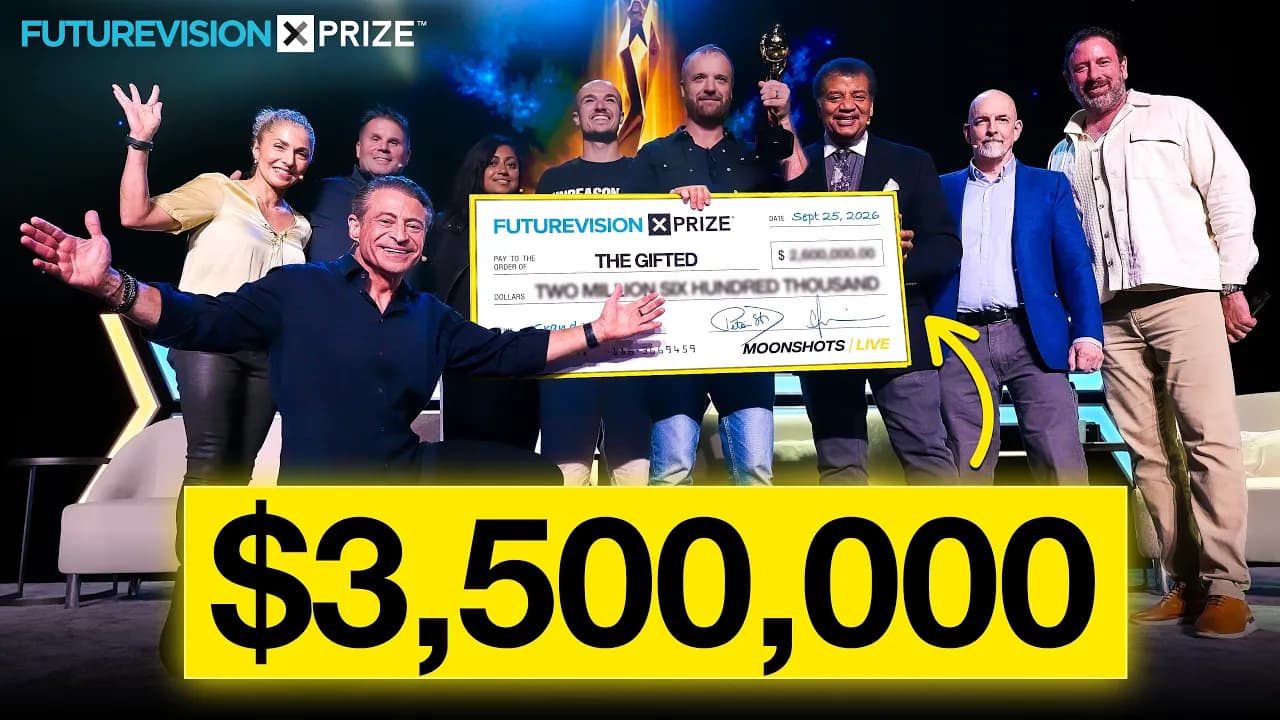 Why We Gave Away $3,500,000.00 for Someone to Build the Next Star Trek | Moonshots Live