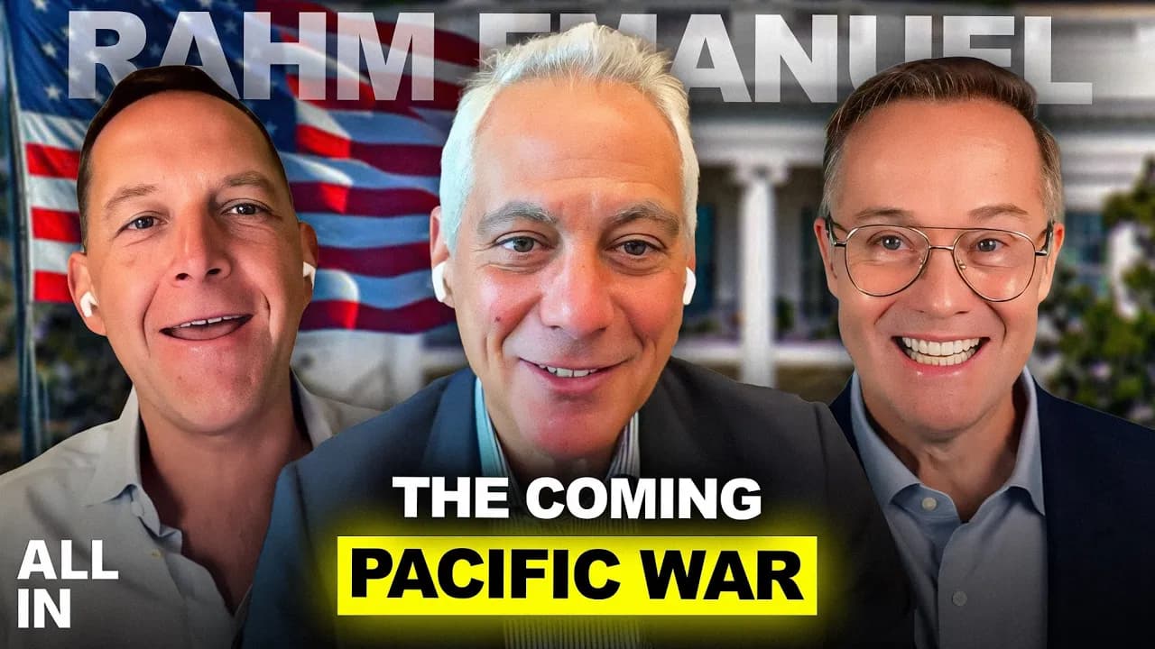 Rahm Emanuel: “You’re Not Democrats” — Taking on the DSA, Trump, China & America’s Future