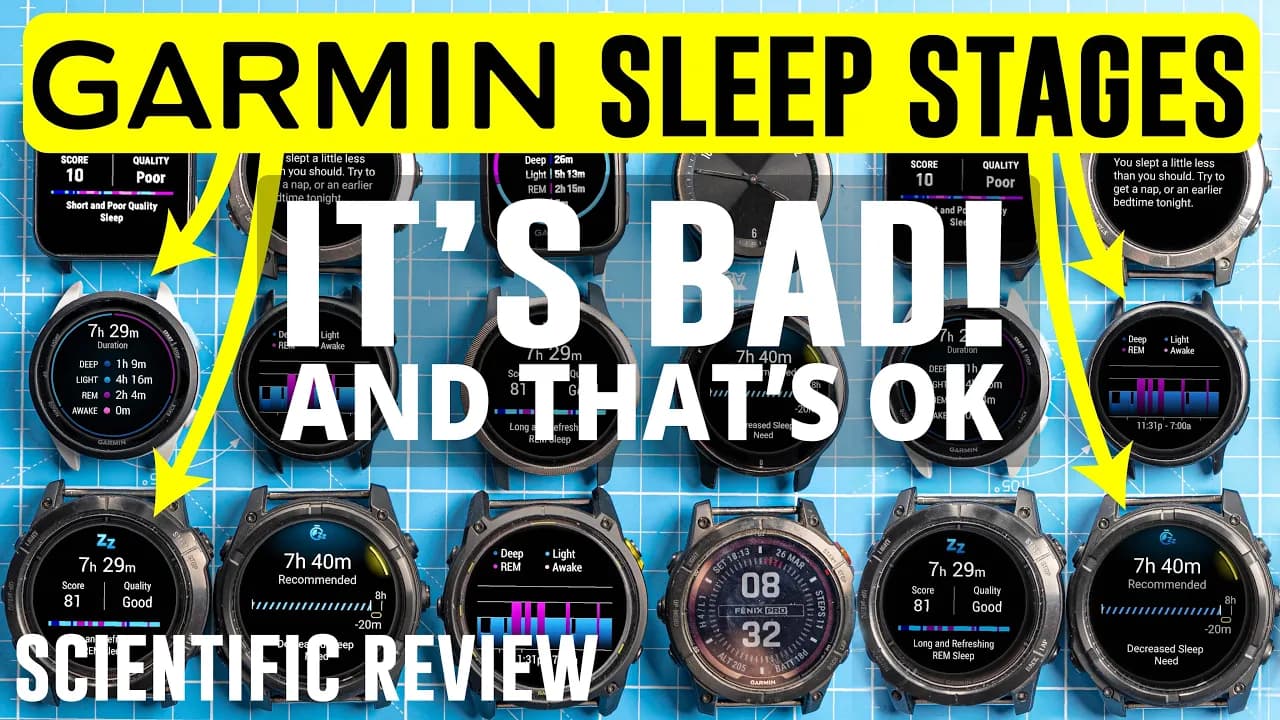 Garmin Is BAD At Sleep Tracking. And That's Okay!