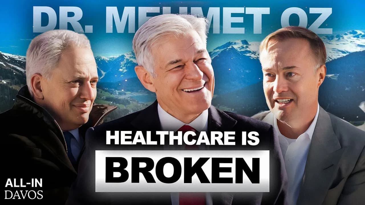 Dr. Mehmet Oz on Fixing American Healthcare + Fraud | Live from Davos