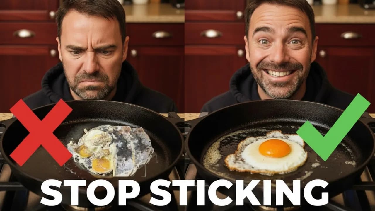 Why Your Cast Iron Eggs Always Stick (And How to Fix It)