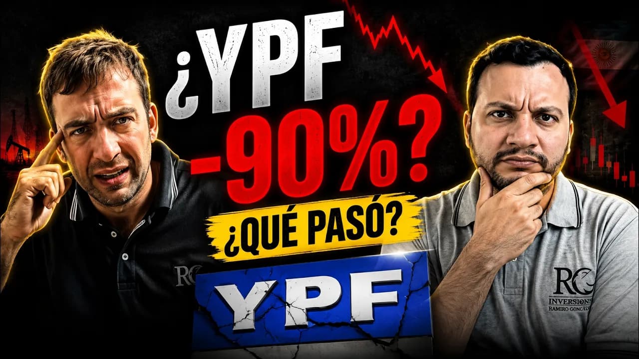 👉El SPLIT de YPF explicado: por qué tu cartera puede mostrar una pérdida del 90%, QUE NO ES REAL 🤯