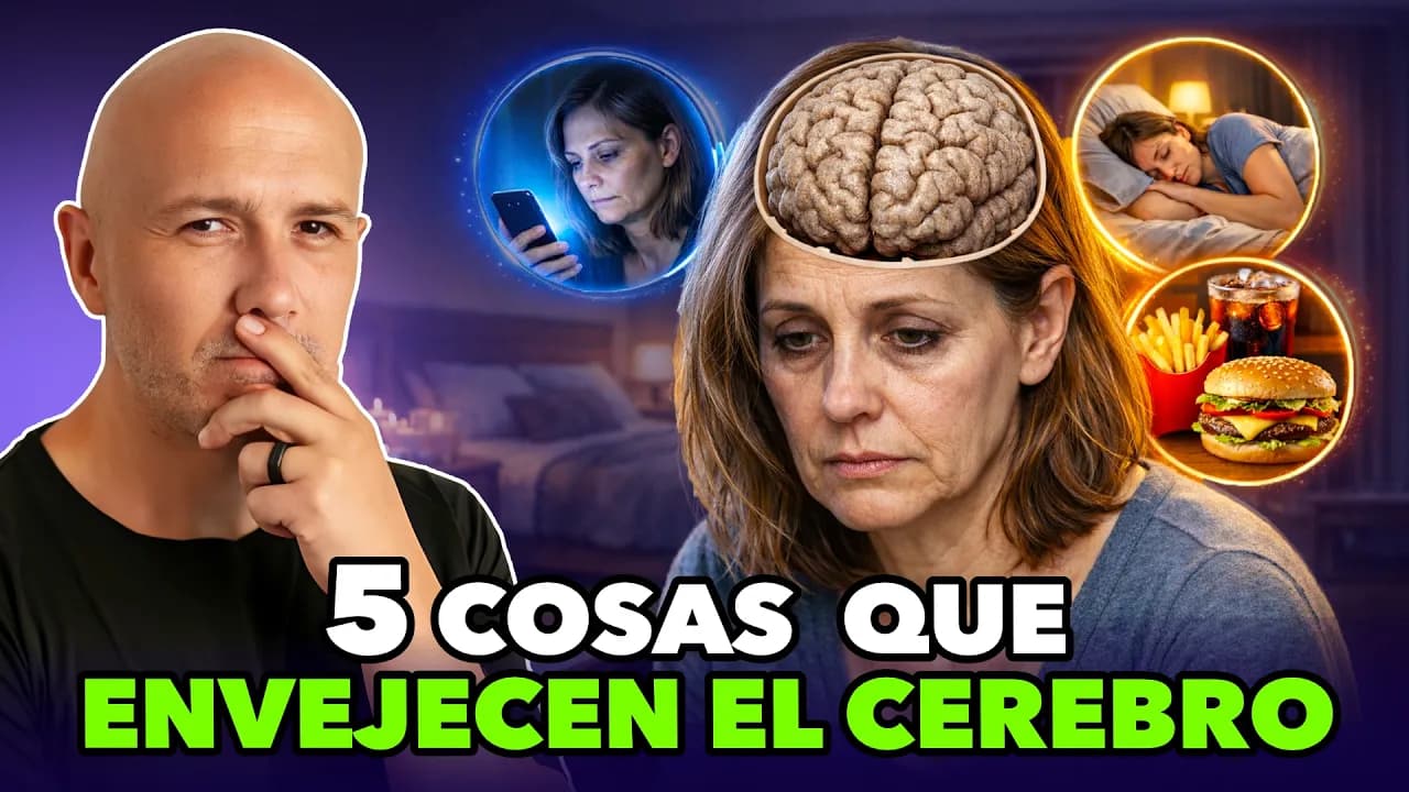 ¡5 Cosas Que Le Están Quitando Vida A Tu Cerebro! ¿Cómo Mantener Un Cerebro Sano Muchos Años?