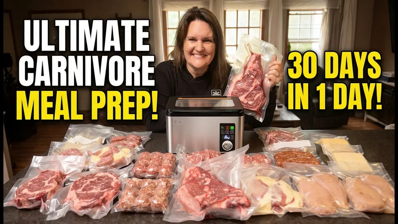 HUGE Carnivore Meal Prep For A Family Of 6 - Vesta Precision V553