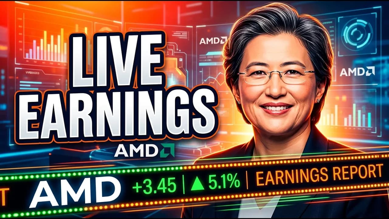 LIVE NOW: AMD EARNING REPORT 2026