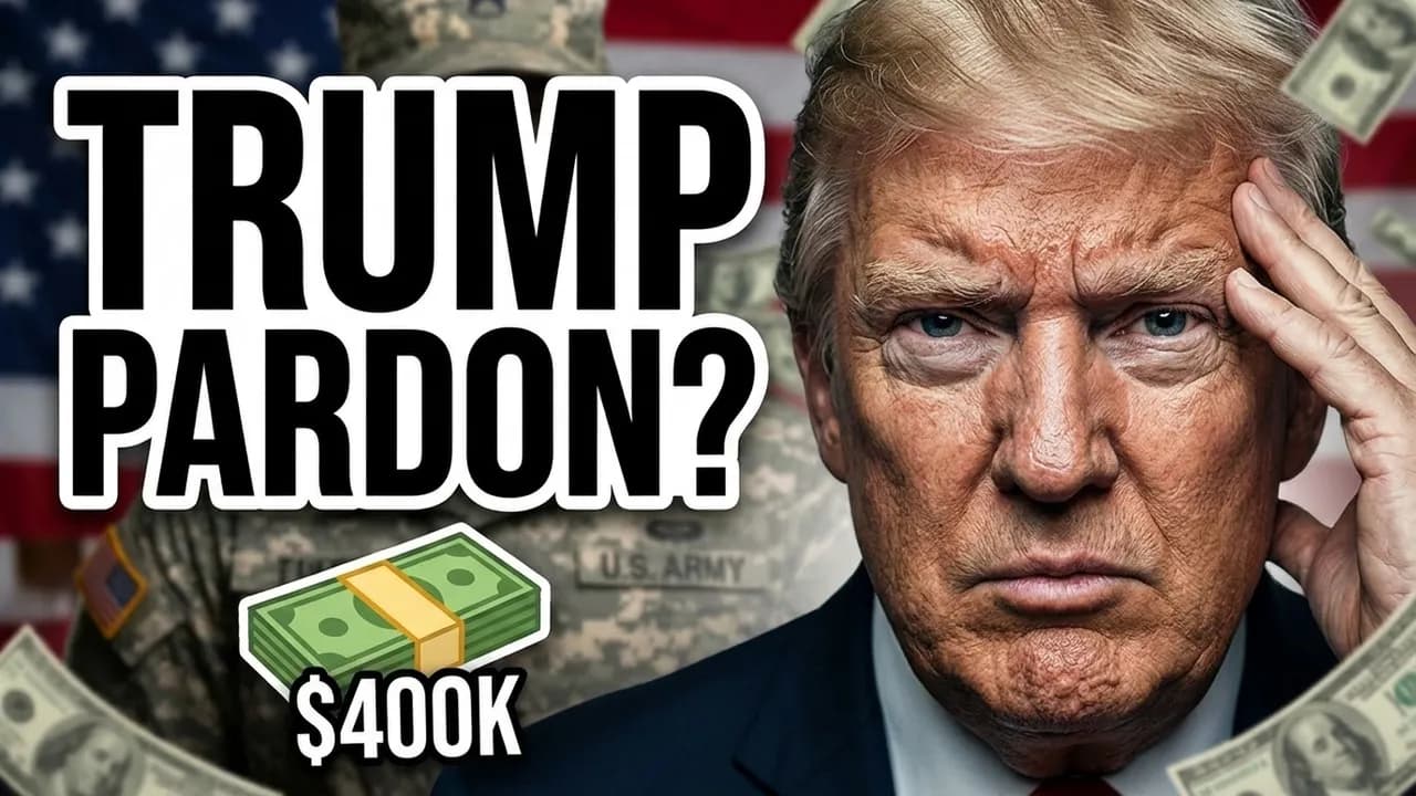 ALERT: Trump To Pardon US Soldier Arrested For A $400,000 Bet?!?
