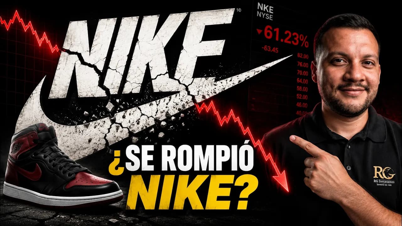 🔥NIKE es una OPORTUNIDAD DE COMPRA?? 🤔 La importancia del ANÁLISIS FUNDAMENTAL para ver más allá 🔎📚