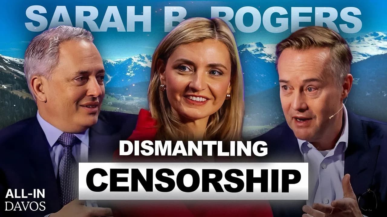 Europe's Free Speech Failure and the "Censorship Industrial Complex" with Sarah B. Rogers
