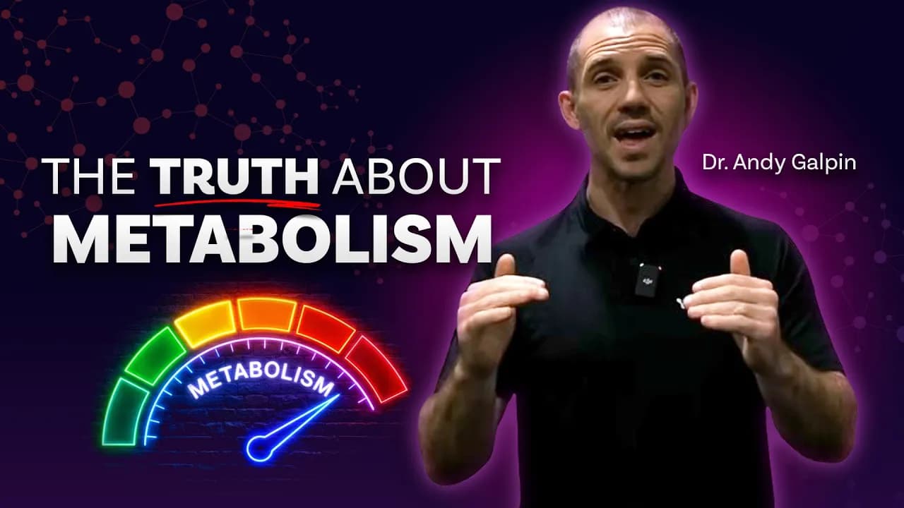 The Truth About Metabolism Why “Fast Metabolism” Is a Myth | Dr  Andy Galpin 5 Minute Phys