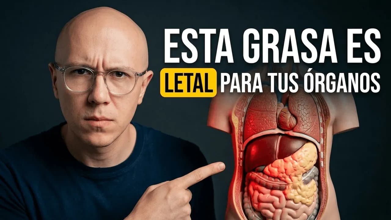 Grasa VISCERAL que rodea tus órganos y NO se ve en la báscula