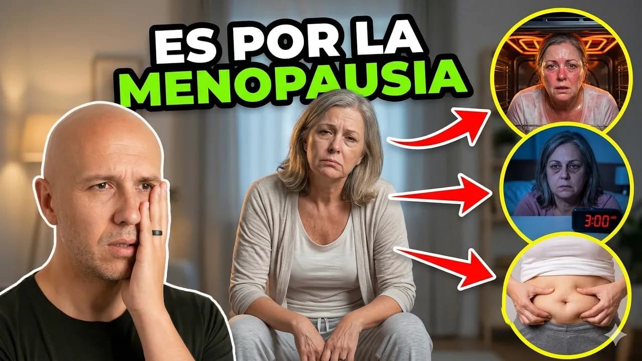 ¿Insomnio, Calor y Subes De Peso Después De Los 50? ¡NO Es Tu Culpa! Esto Te Hace La MENOPAUSIA