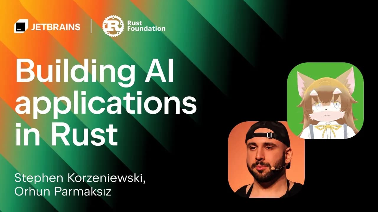 Building AI applications in Rust