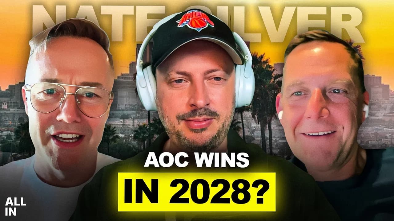 Nate Silver Predicts: Democrats Take the House, Newsom Is Fading & AOC Might Win It All in 2028