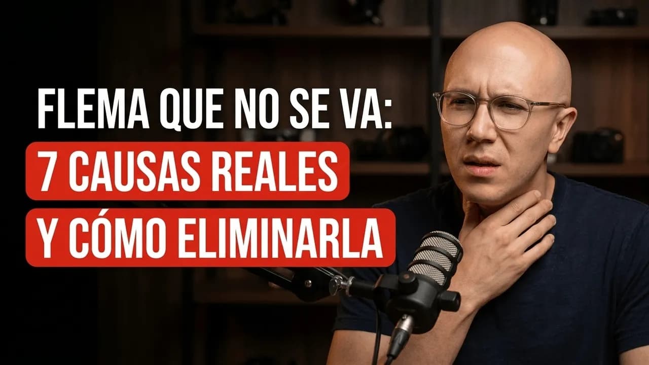 ¡Flema Que No Se Quita! La Causa Real No Está En La Garganta 7 Causas Reales y Cómo Eliminarla