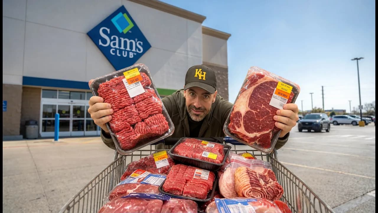 Sam's Club HUGE Carnivore Grocery Haul (Deals!)
