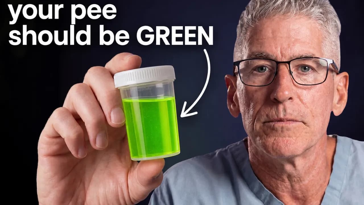 Doctor Explains Why Your Pee SHOULD Be Green