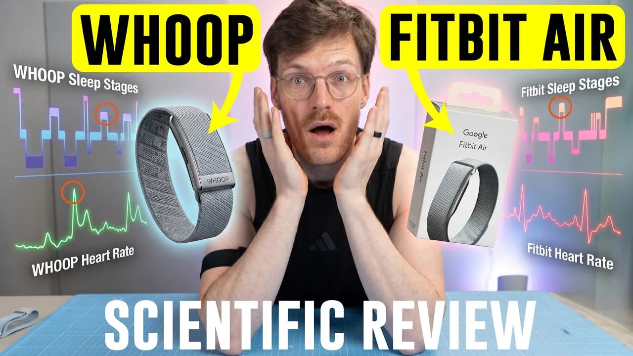 Fitbit Air vs WHOOP | Scientific Test!
