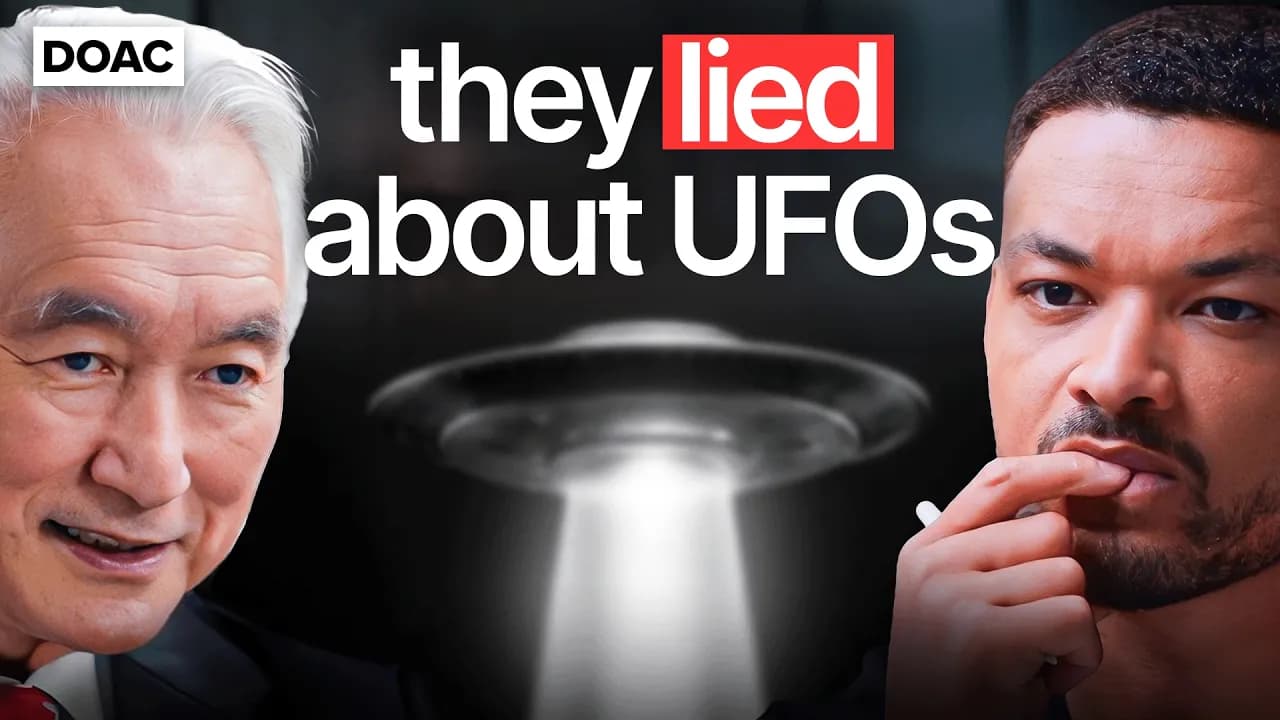 World-Renowned Physicist: The Truth About Aliens! UFOs Are Definitely Robotic - Michio Kaku