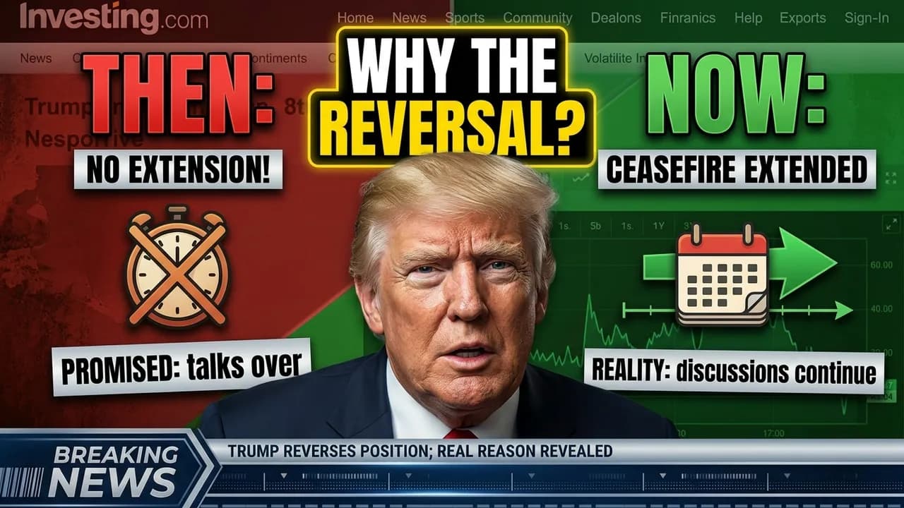 Here's Why Trump Extended Iran Ceasefire Talks