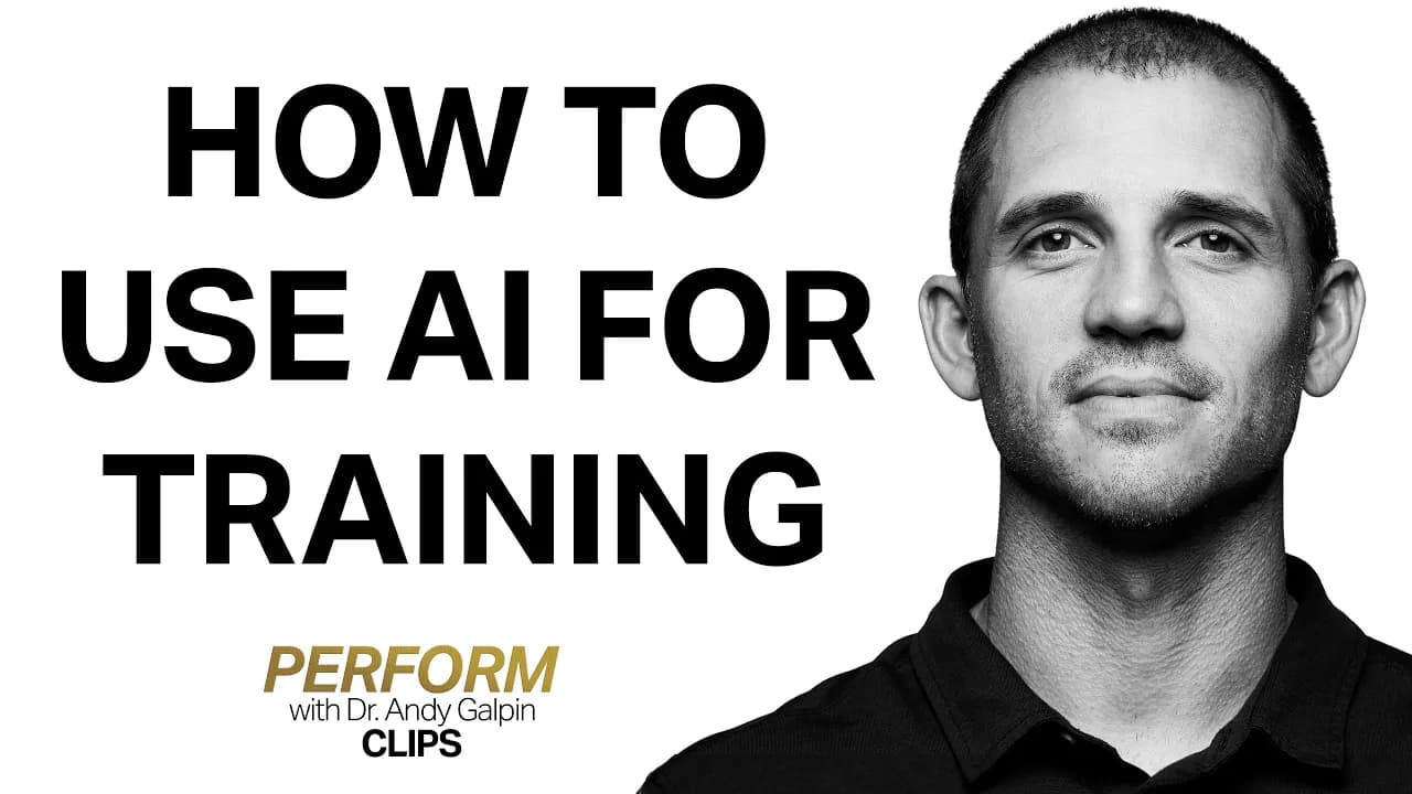 How to Use AI to Improve Your Training | Dr. Andy Galpin