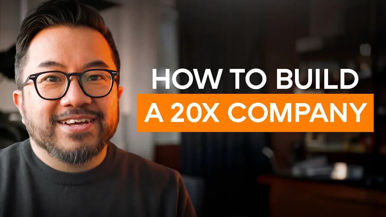 How To Build A 20x Company