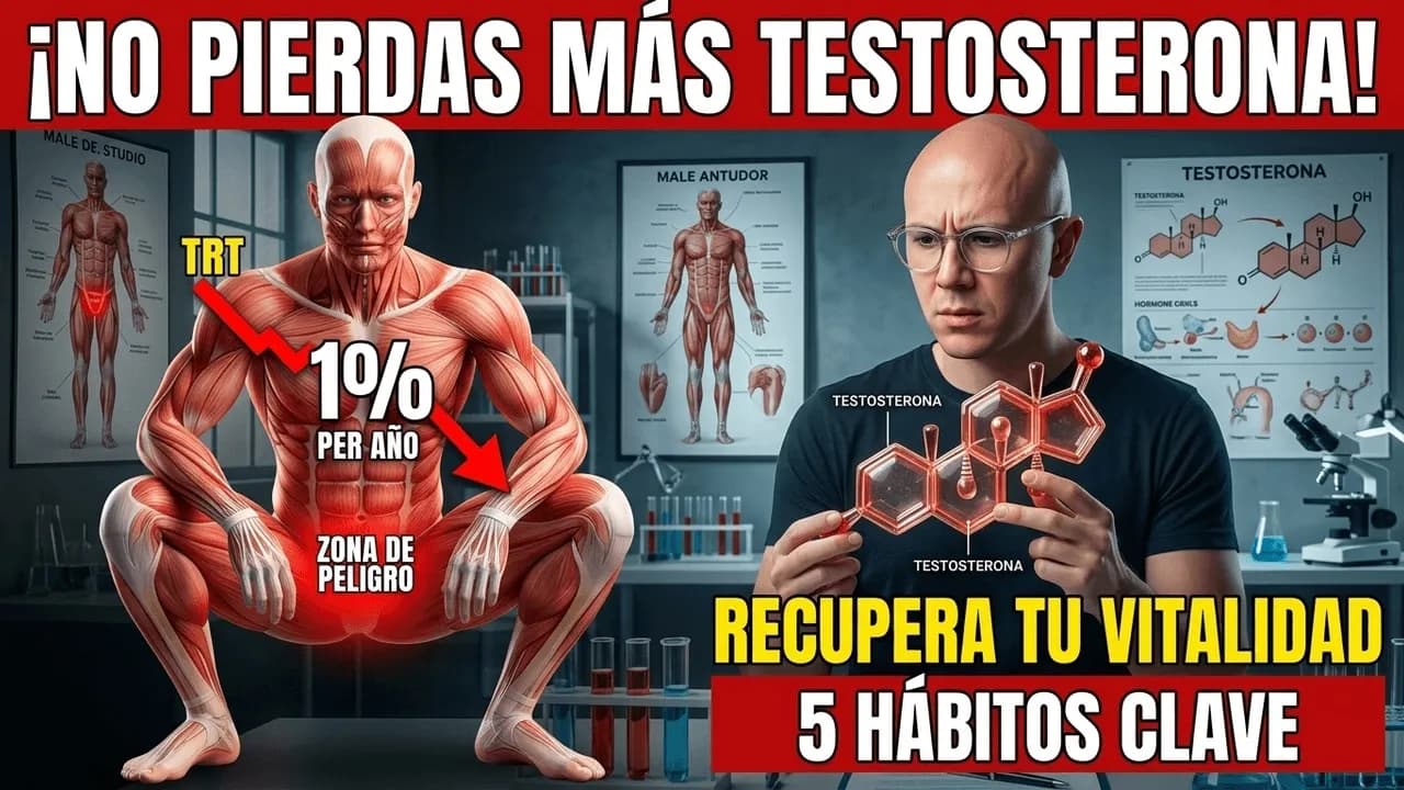 Después De Los 30 Pierdes 1% De TESTOSTERONA Cada Año