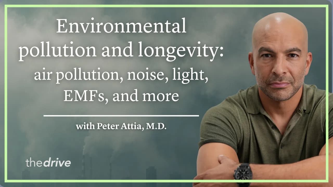 Environmental pollution and longevity: air pollution, noise, light, EMFs, & more (AMA 87 sneak peek)