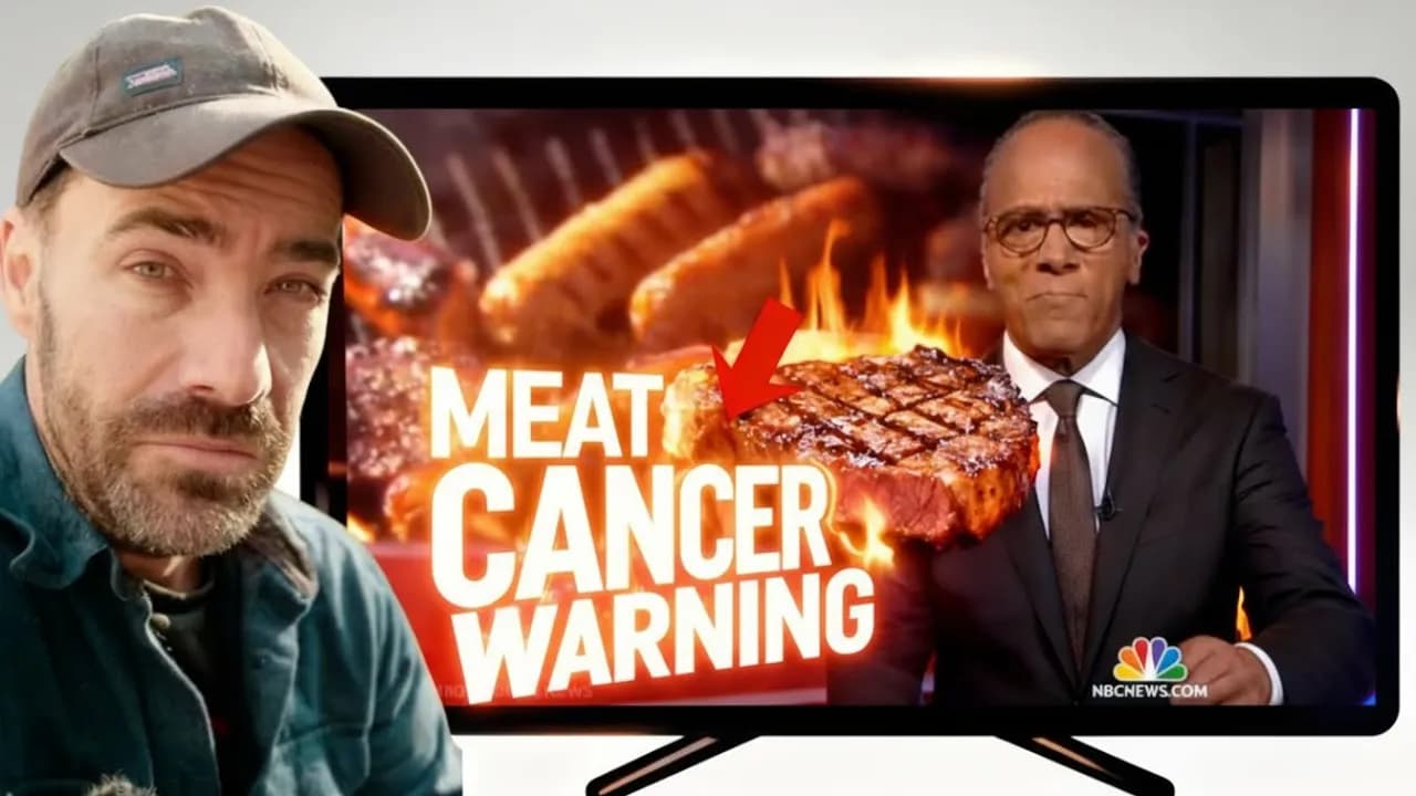 EXPOSED: Mainstream Media Majorly Misleading You on Meat & Cancer
