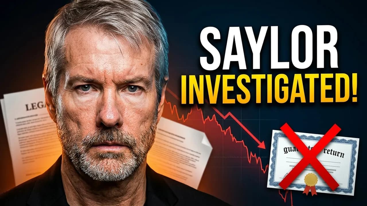 Securities Investigation Into Michael Saylor | Here's What's Really Happening