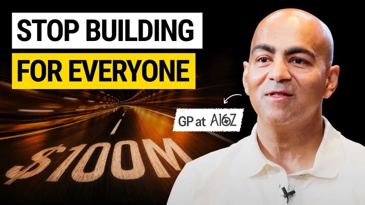The Fastest Path to a $100M AI Business | Anish Acharya, a16z GP
