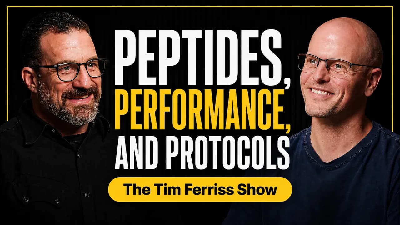 Dr. Andrew Huberman — Peptides, Performance, and Protocols