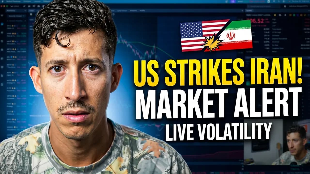 🚨 ALERT: US Strikes Iran While Markets React LIVE