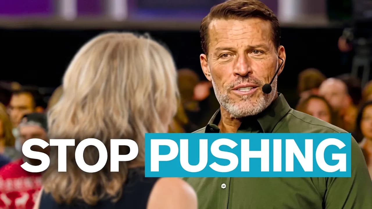 "STOP Letting Your Past Control Your Future" - Tony Robbins INTERVENTION