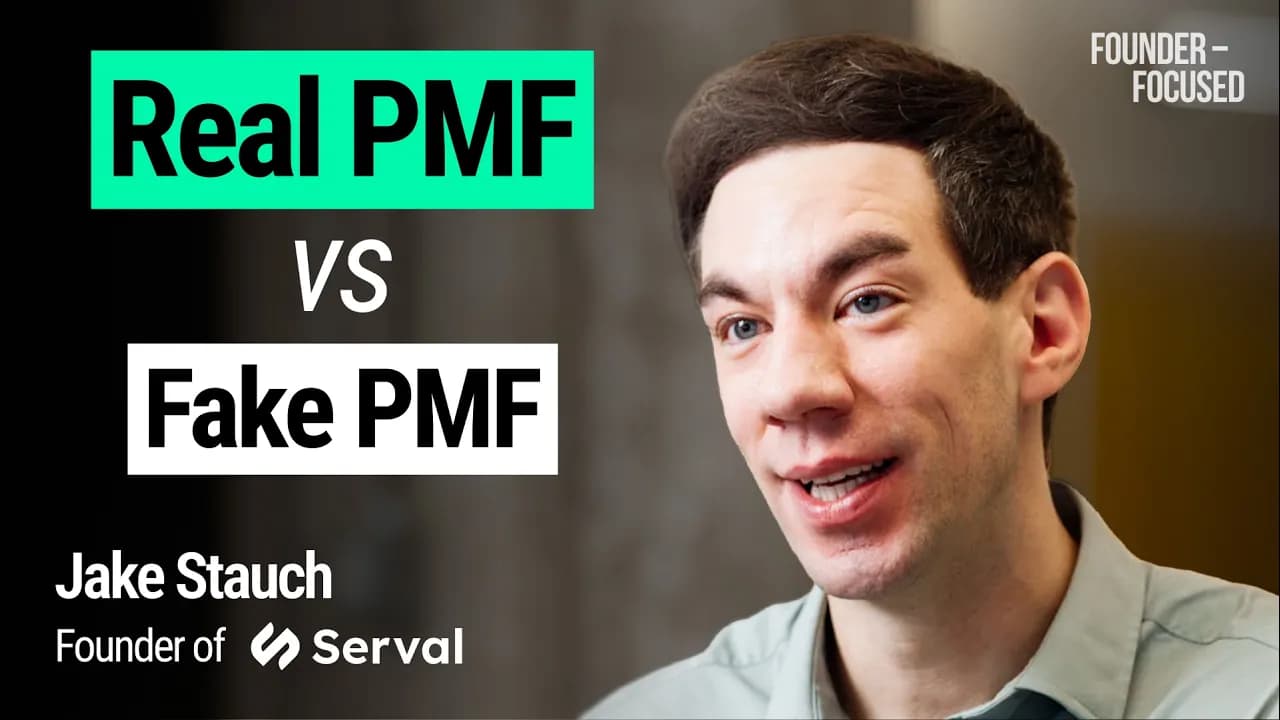 How I Built a $1B AI Company by Knowing Real PMF From Fake | Serval, Jake Stauch
