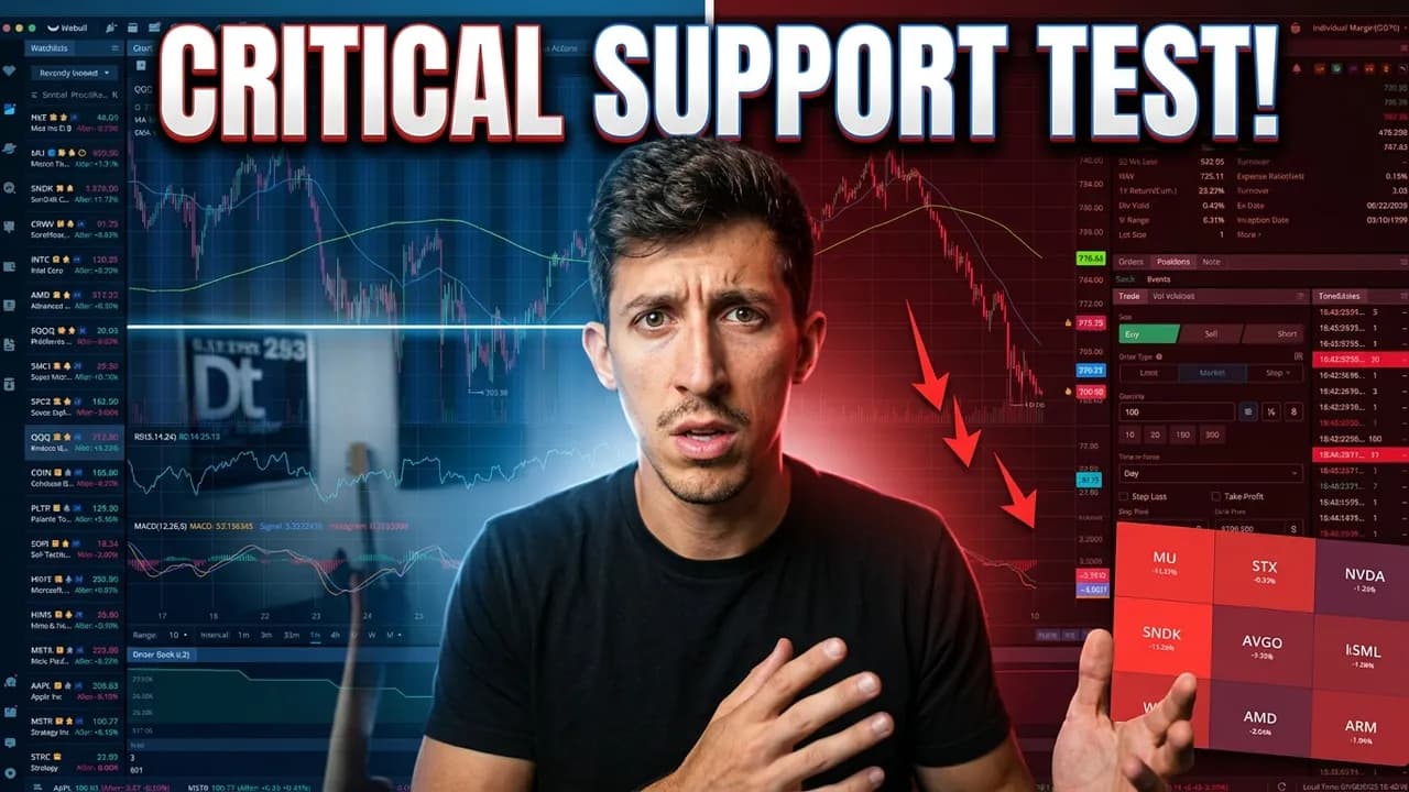 Warning: Stock Market Is Testing A Critical Support!